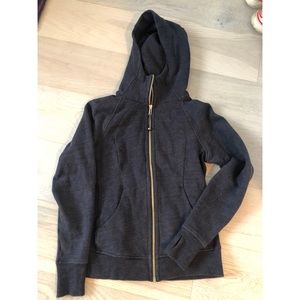 Lululemon Scuba Hoodie Light Cotton Fleece gray, 6